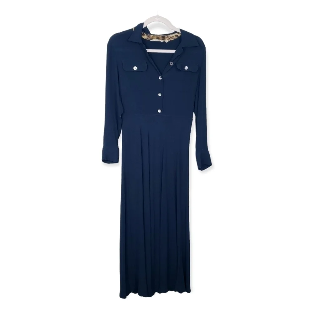 Soft Surroundings savanna maxi button shirt dress size pxs - Picture 2 of 6
